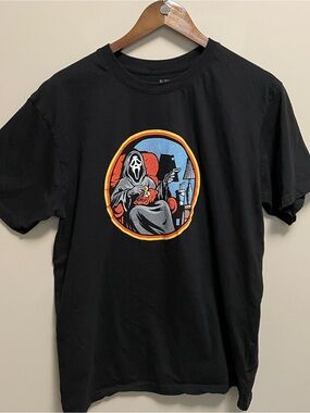 Ghost Face Scream Horror Movie Crewneck T-Shirt Men Women XL
